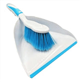 Deluxe Dustpan and Brush Set - Blue